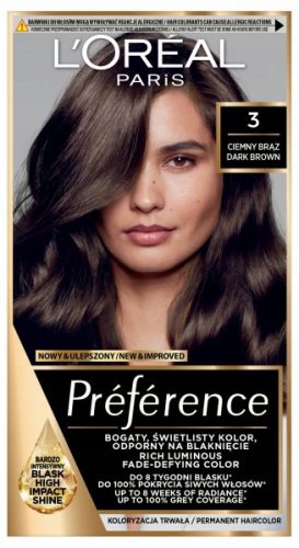  Brasil L'Oreal Recital Preference Dark Brown hajfesték 120 ml