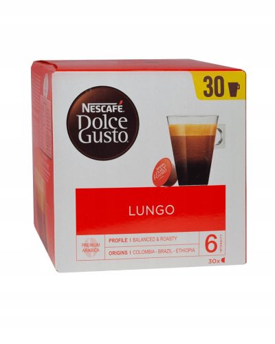 Kávé -kapszulák nescafe dolce gusto lungo 30 db