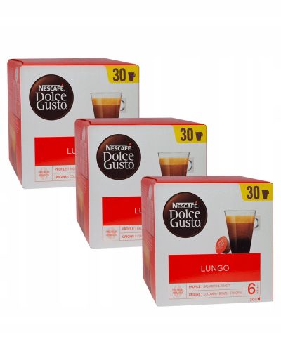 Kávé -kapszulák nescafe dolce gusto lungo 3 x 30 db