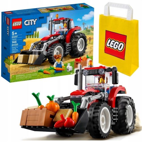  LEGO City 60287 traktor + VP papírtáska LEGO 6315792 közepes