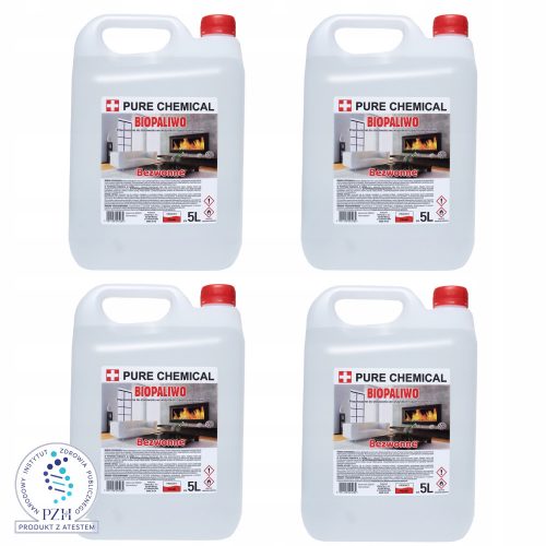 Bio kandalló - Bioüzemanyag biokandallóhoz ATEST bioetanol 20l 4x5l