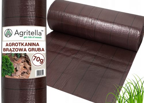 Agrotextília - Barna agrotek 1,1x100m 70 g szőnyeg a kéreg alatt