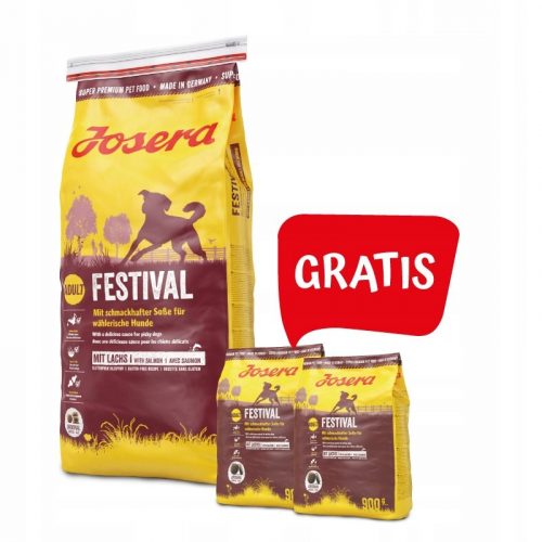 Száraz kutyaeledel - Josera Festival Fussy Dog 15kg + INGYENES