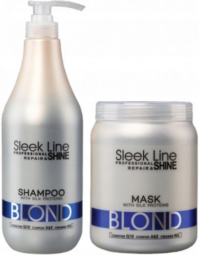  Stapiz SET XXL Sleek Line Blonde sampon maszk