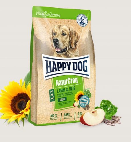 Száraz kutyaeledel - HAPPY DOG NATURCROQ Lamm Bárány 15kg +4 INGYENES