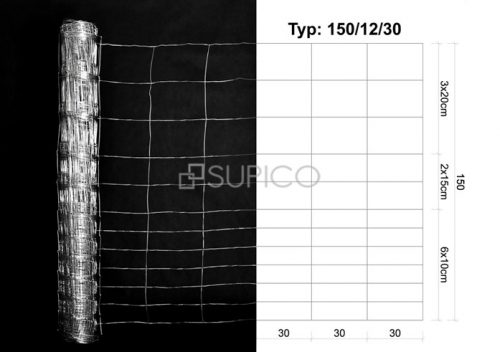 Supico kerítésháló 1,5x50 m