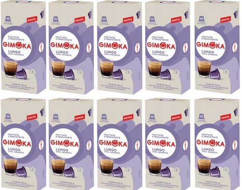 Kapszulák kávéval a nespresso lungo gimok x100 -hoz