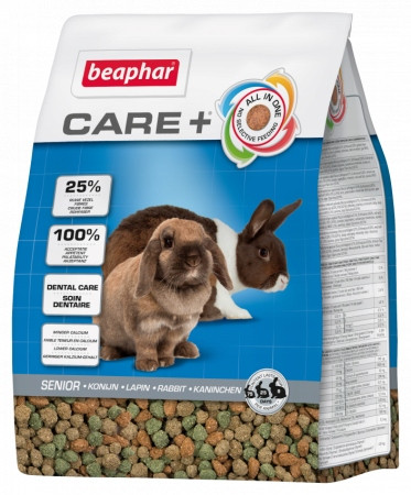 Takarmány kis rágcsálóknak - Beaphar 18454 Care+ Rabbit Senior 1,5kg