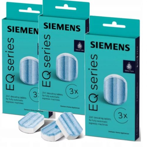 Vízkőoldó kávéfőző gépekhez - Descaling tabletták Siemens TZ80002B 9PCS