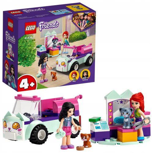 LEGO Friends - LENA WORXX MERCEDES Szemeteskocsi, LECSÜLHETŐ KOSÁRAK