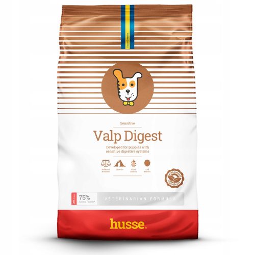 Száraz kutyaeledel - Husse Valp Digest - Allergiák kölyökkutya 12,5 kg