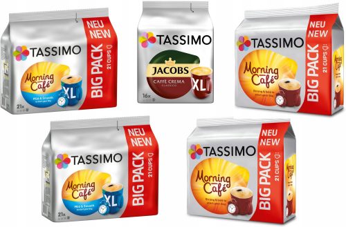 TASSIMO kapszula Morning Crema XL készlet 100 kapsz