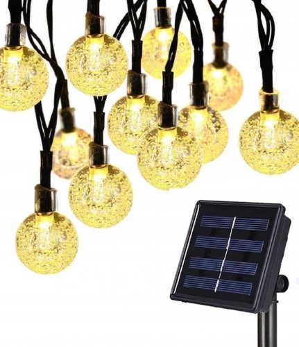  30 LED SOLAR KARÁCSONYFA LÁMPÁK, VÍZÁLLÓ 6M