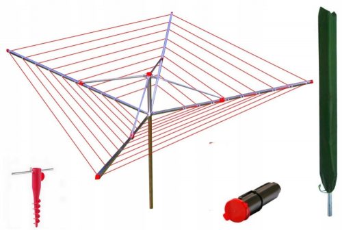 Ruhaszárító - KERTI SZÁRÍTÓ FÉM SZERELVÉNYEK BURKOLATA