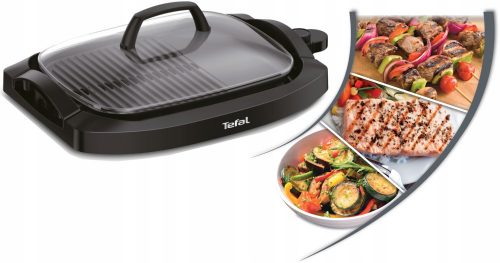 Elektromos grill - Tefal CB6A0830 Elektromos grill fekete 2000 W