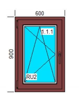 Ablak - PVC Windows 600x900