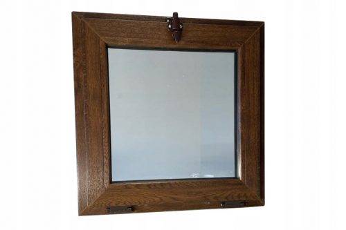 Ablak - PVC Windows 900X900 RU Bilaterális színes antracit balra