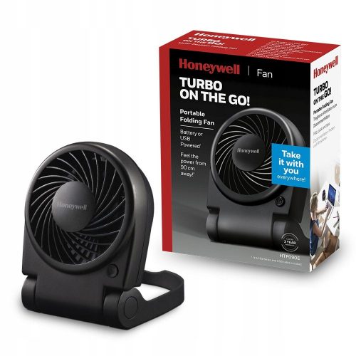  Honeywell Turbo on the Go keringető ventilátor, fekete