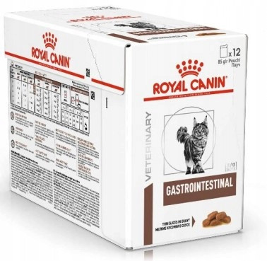 Konzerv macskáknak - Royal Canin macska gastro bél 12x85g tasak