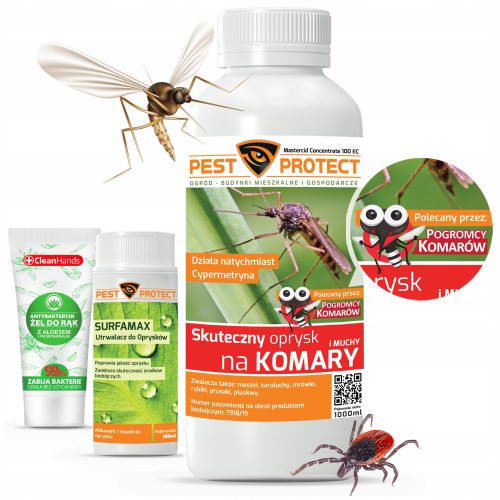  Pest Protect szúnyogriasztó folyadék 1000 ml