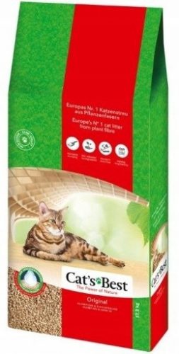 Alom nyulaknak és kis rágcsálóknak - Cats Best Eco Plus alom, fa alom, 40 literes