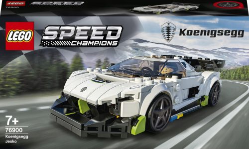 LEGO Speed Champions - Nagy blokkkészlet -építőipari blokkok 400 EL gyönyörű élénk színek