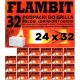 Grill és kandalló gyújtókocka - Rozpałka Flambit 0,3 kg