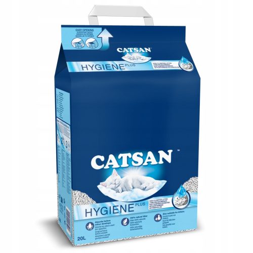 Alom nyulaknak és kis rágcsálóknak - CATSAN Hygiene Plus 20L HATÉKONY macskaalom