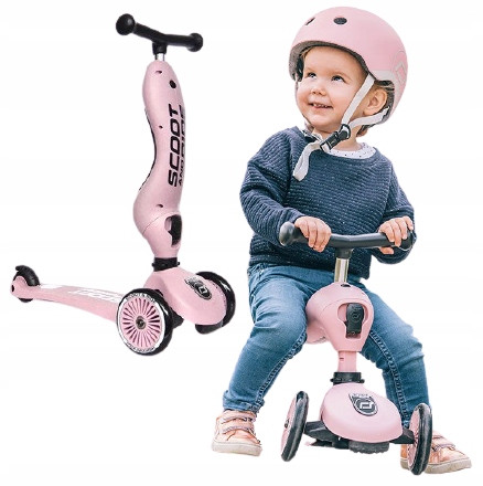 Gyermek robogó - Scoot and Ride Scooter és 2in1 Rose Rode 1-5L