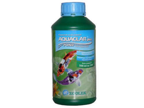  ZOOLEK AQUACLAR 500 ml TISZTÍTJA A VÍZET ÉS KÜZDELI AZ ALGÁKAT