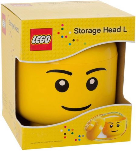 Nádoby na LEGO - LEGO CONTAINER HEAD BOY BOY NAGY L-ES MÉRET