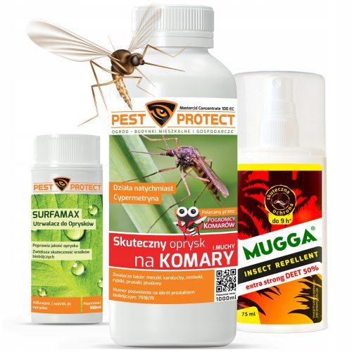  Pest Protect szúnyogriasztó folyadék 1000 ml + 2 egyéb termék