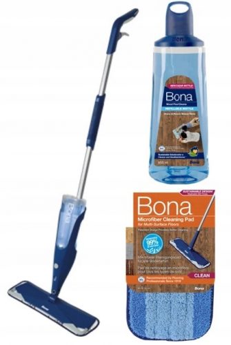 Padlómosó - Bona Swivel Mop spray a fa padlóhoz