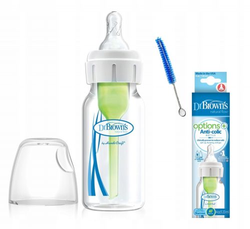 Bébiüveg - Tommee Tippee palack 340 ml + második cumi 6m +