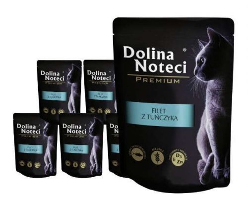 Konzerv macskáknak - Noteci völgyi prémium filé tonhal 10x85 g mártással