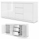  Bim Furniture Bello Bianco komód 195 x 40 x 89 cm fehér fényű