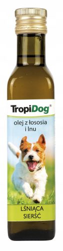 Vitaminok macskáknak - TROPIDOG Lazac és lenolaj kutyáknak 750 ml