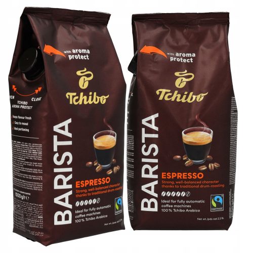 Kávéan szemcsés tchibo barista eszpresszó 2x1kg