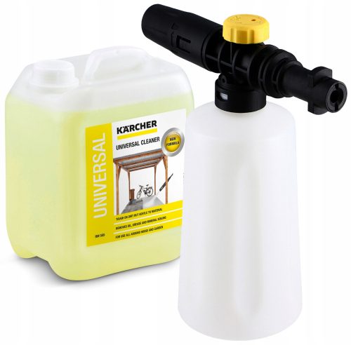 Habosító magasnyomású mosóhoz -  Karcher 750 ml zongora + univerzális folyadék 5L