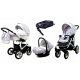 Többfunkciós babakocsi - 4in1 baba babakocsi babylux trópusi + bázis isofix