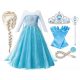 Lány jelmez - ELSA OUTFIT RUHA SZETT ELSA 110 - 116 4-5 év