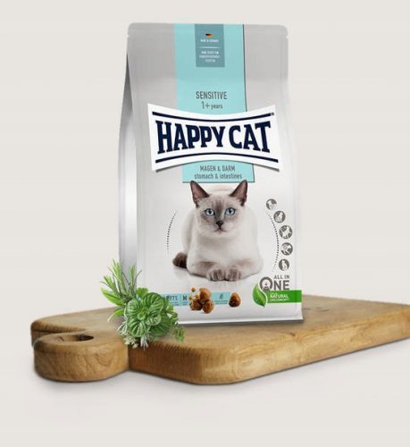 Granulátum macskáknak - Happy Cat Sensitive Magen & Darm 1,3 kg + INGYENES