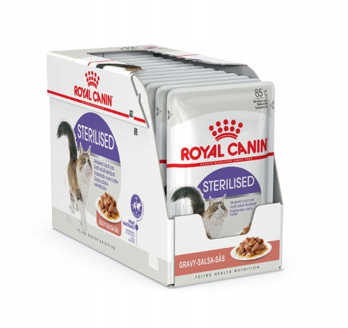 Konzerv macskáknak - Royal Canin sterilizált 12x85 g szósz