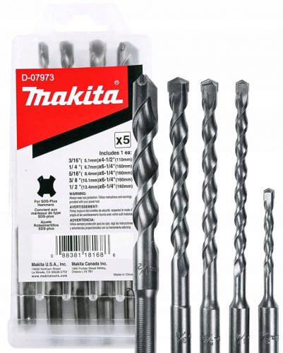 SDS-Plus fúrókészlet betonhoz - Makita D-36049