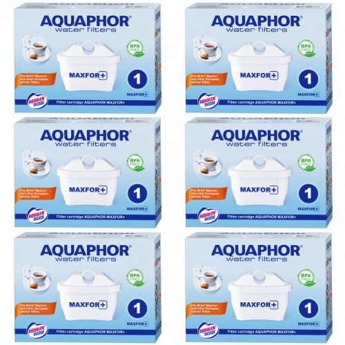  Szűrőbetét az Aquaphor Maxfor B25 kancsóhoz, 6 db.