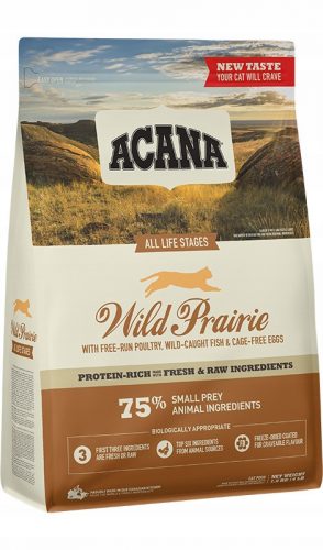 Granulátum macskáknak - Acana Wild Prairie macska cica 1,8 kg 75%hús