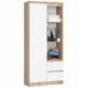 Office könyvespolc R 80 cm CLP R11 Sonoma-White Oak