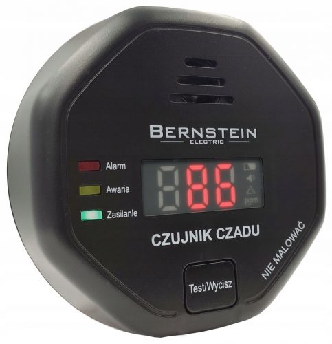 Bernstein CMD-01NJ szén-monoxid detektor, fekete