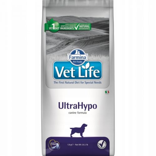 Száraz kutyaeledel - Farmina Vet Life Ultrahypo Dog 12 kg