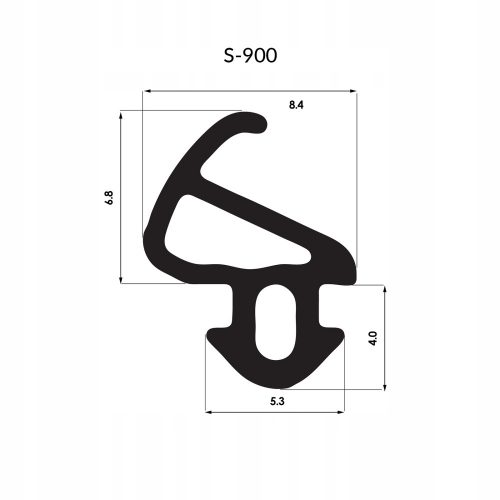 Ablaktömítés - PVC ablak pecsét PVC ablak Aluplast S-1559 50M